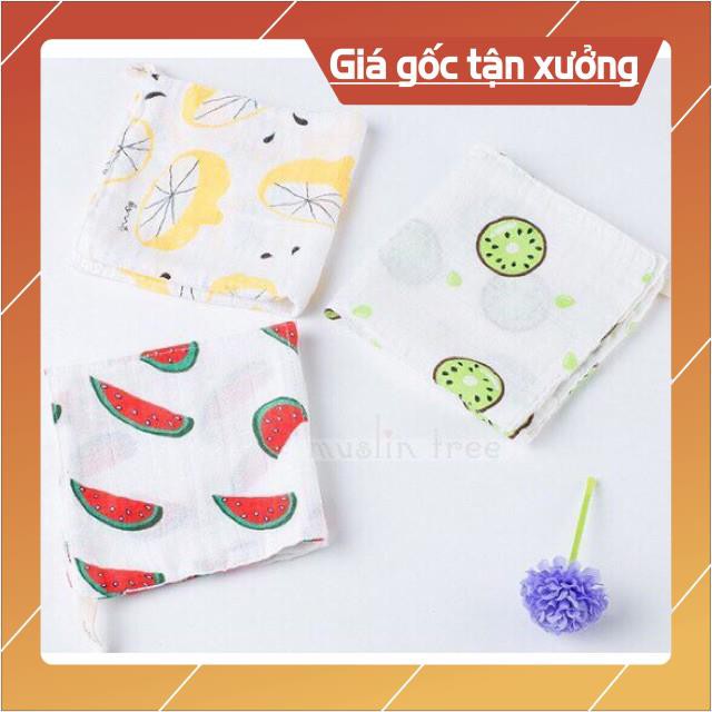 Sét 3 khăn sữa sợi tre Muslin Tree siêu mềm