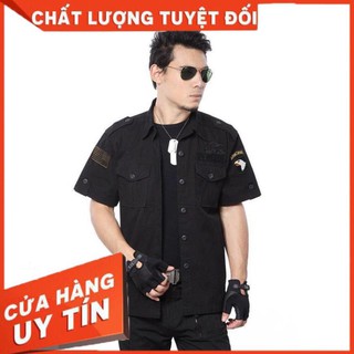 Áo sơ mi nam phong cách lính army