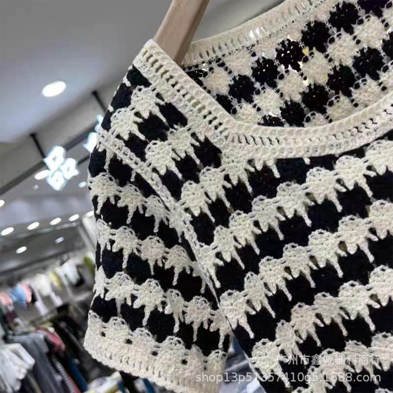 Áo Croptop Dệt Kim Cổ Chữ U Dáng Rộng Thời Trang Cho Nữ