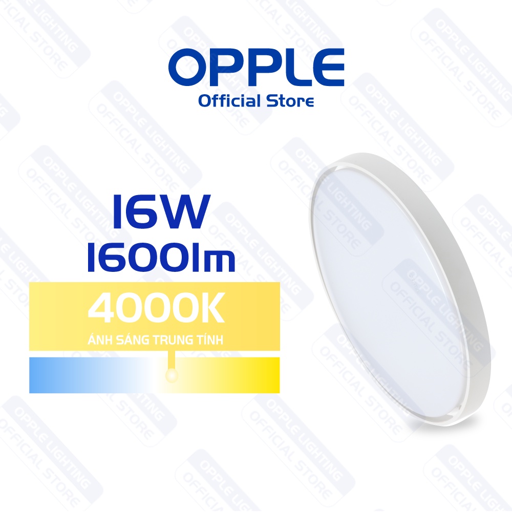 Bộ Đèn Ốp Trần LED OPPLE HC350 16W Star Attic - Ánh Sáng Chất Lượng, Nét Đẹp Sắc Sảo