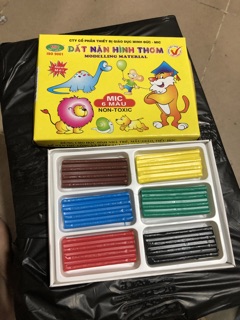 Đất nặn mic 10 màu ,6 màu ,5 màu
