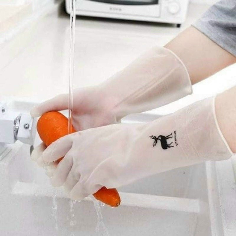 GĂNG TAY CAO SU SIÊU DAI LOẠI NGẮN HÌNH HƯƠU