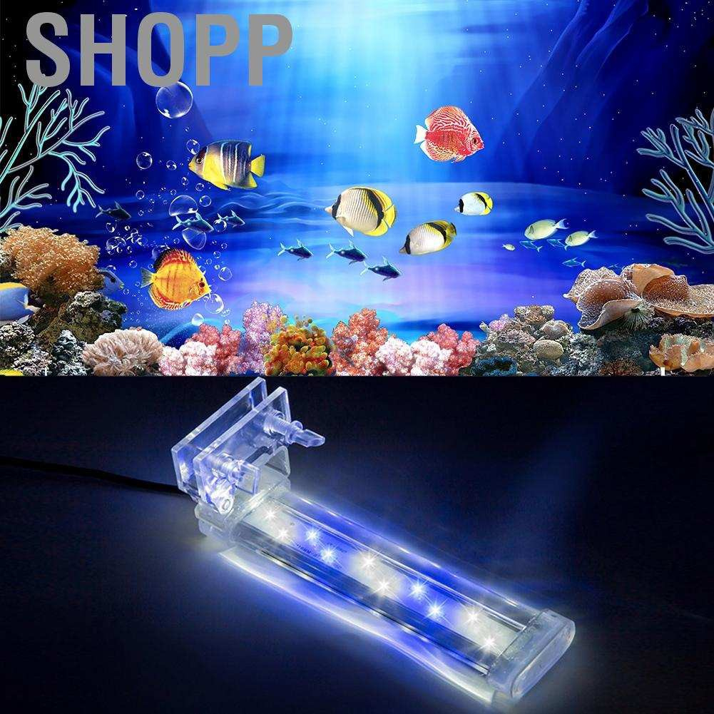 SHOPP 4Types Aquarium Fish Tank LED Clip Light Plant Grow Lamp Lighting