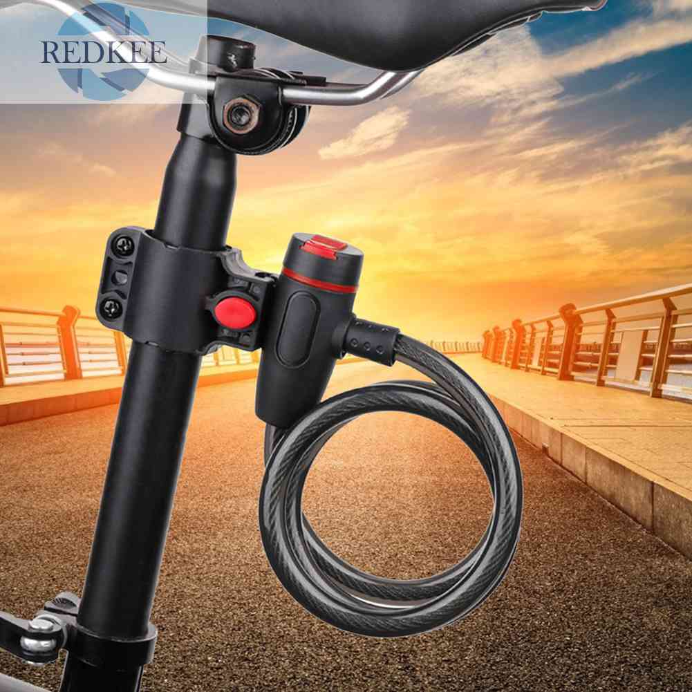 Ổ Khóa Xe Đạp Kèm 2 Chìa Khóa Chống Trộm