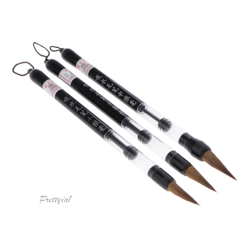 [PRETTYIA1]Chinese Piston Water Ink Brush Calligraphy Drawing Chinese Japanese Brush L