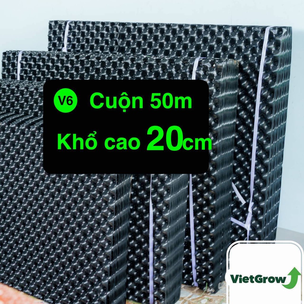 [Chính hãng Bầu ươm cây V6 - Cuộn cao 20cm x 50 mét