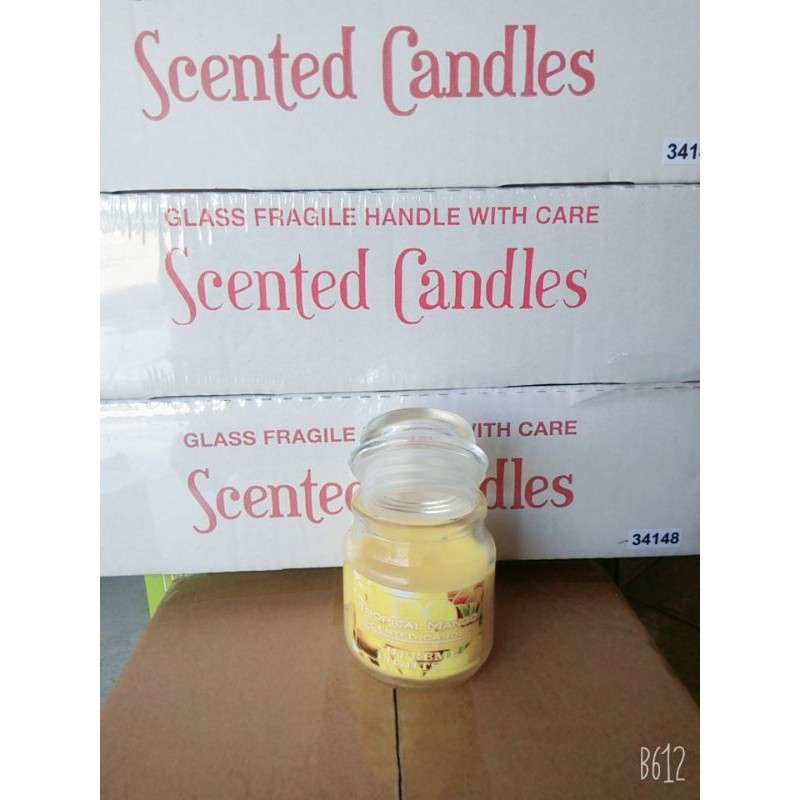 Nến thơm mùi xoài Scented Candles [dạng hũ thủy tinh]