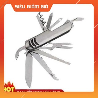 Bộ Dao Đa Năng Bỏ Túi 11 Món Màu Bạc ❤ [SKM]