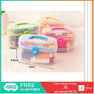 Bộ dụng cụ may vá kim chỉ đựng gọn gàng đa năng - GD0011