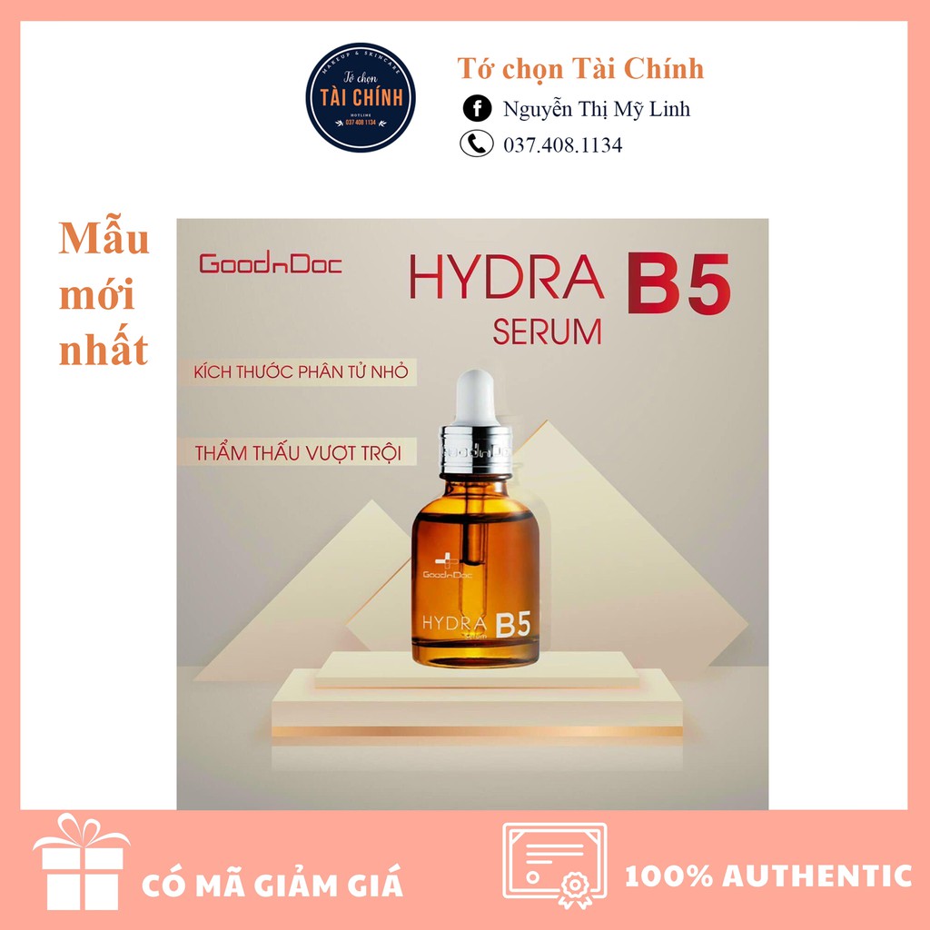 Serum dưỡng da cấp ẩm phục hồi Goodndoc Hydra B5 | BigBuy360 - bigbuy360.vn
