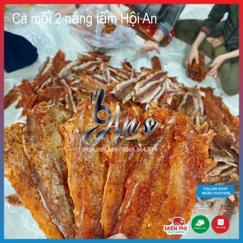 Cá MỐI 2 nắng tẩm tỏi ớt, cá MỐI Hội An túi 500gr