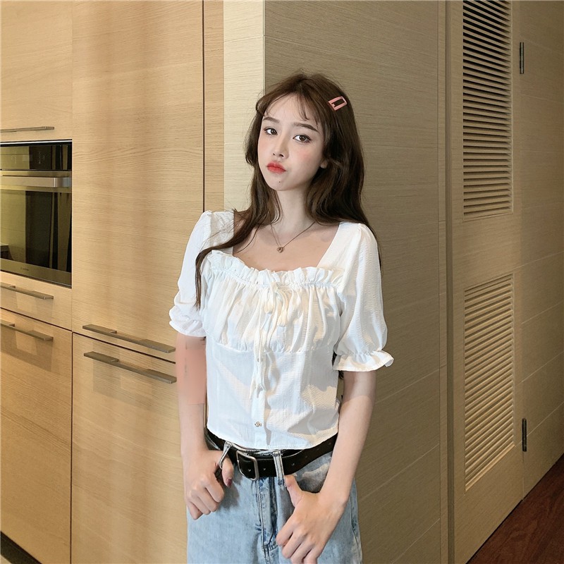 [SẴN] Áo kiểu sơ mi nữ Ulzzang Quảng Châu ASC86