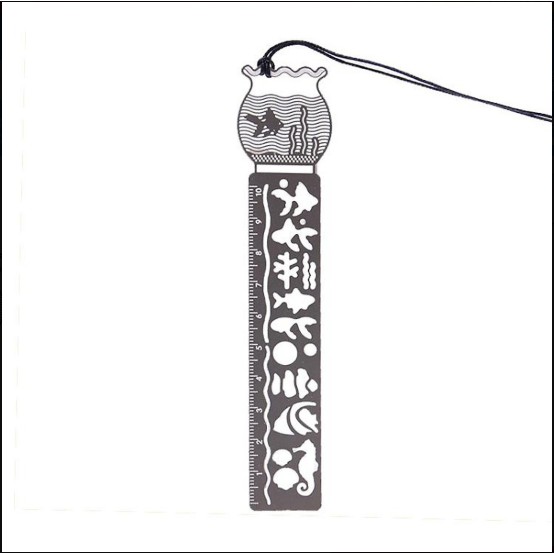 Thước vẽ trang trí Ruler Bookmark - Giao mẫu ngẫu nhiên