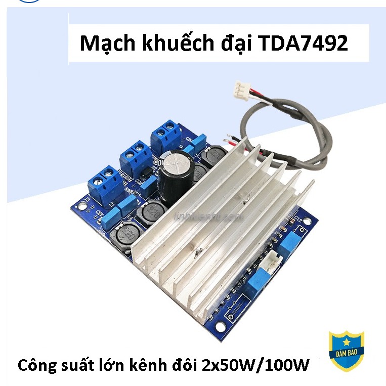 TDA7492 Mạch Khuếch Đại 2X50W TDA7492 7492 - BTL 100W