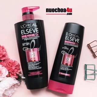 Dầu gội ngăn gãy rụng l'oreal - elseve fall resist 3x shampoo