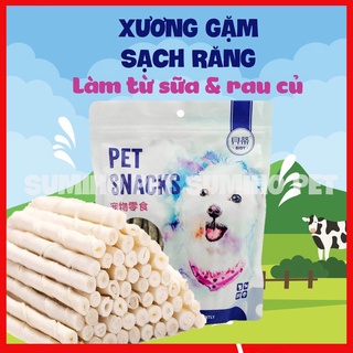 Xương gặm sạch răng từ sữa và rau củ Pet Snacks (túi 600gr) Bánh thưởng cho chó