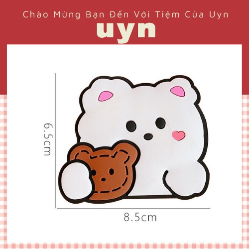 Gương Mini Cầm Tay Bỏ Túi Mini Hàn Quốc Hoạt Hình Đáng Yêu