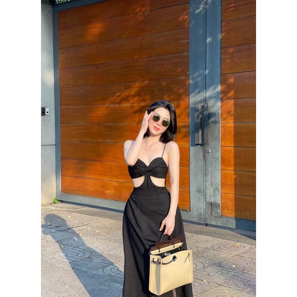 ĐẦM MAXI CUT EO VÁY CUT OUT XOÈ 2S💕GIMI