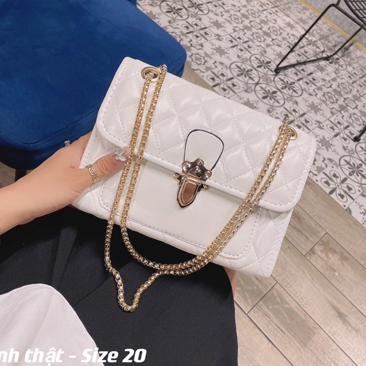 Túi xách đeo vai đeo chéo nữ công sở đẹp khóa sập cao cấp giá rẻ nhiều ngăn DIOMI