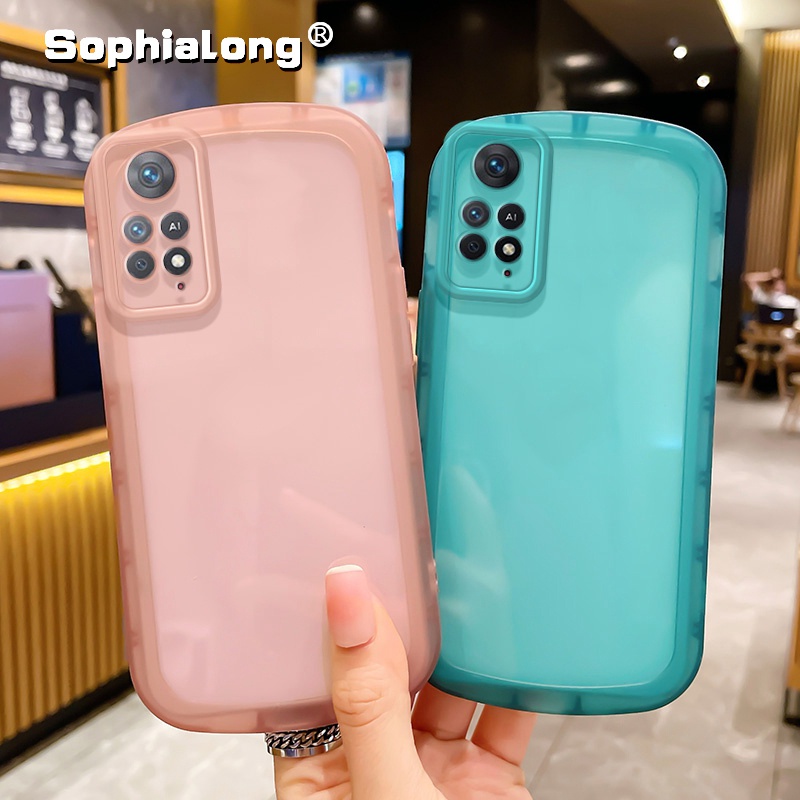 Ốp Điện Thoại Mềm Trong Suốt Chống Sốc Nhiều Màu Sắc Cho Xiaomi Redmi Note 11 Pro 11S 4G 11T 5G