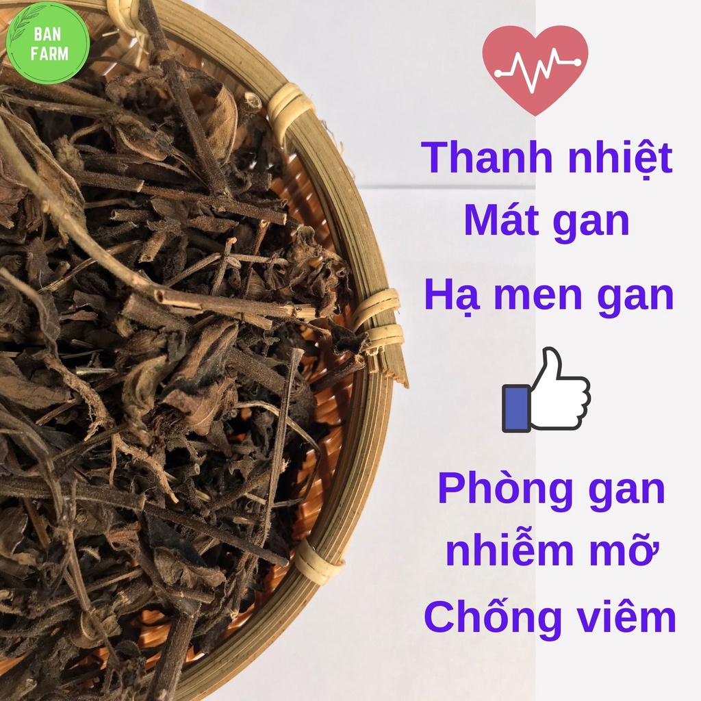 Nhân trần ta Banfarm đã sấy thơm 500g - gồm hoa, lá, cành nhân trần KHÔNG CHẤT BẢO QUẢN - sản phẩm mới Banfarm giá tốt