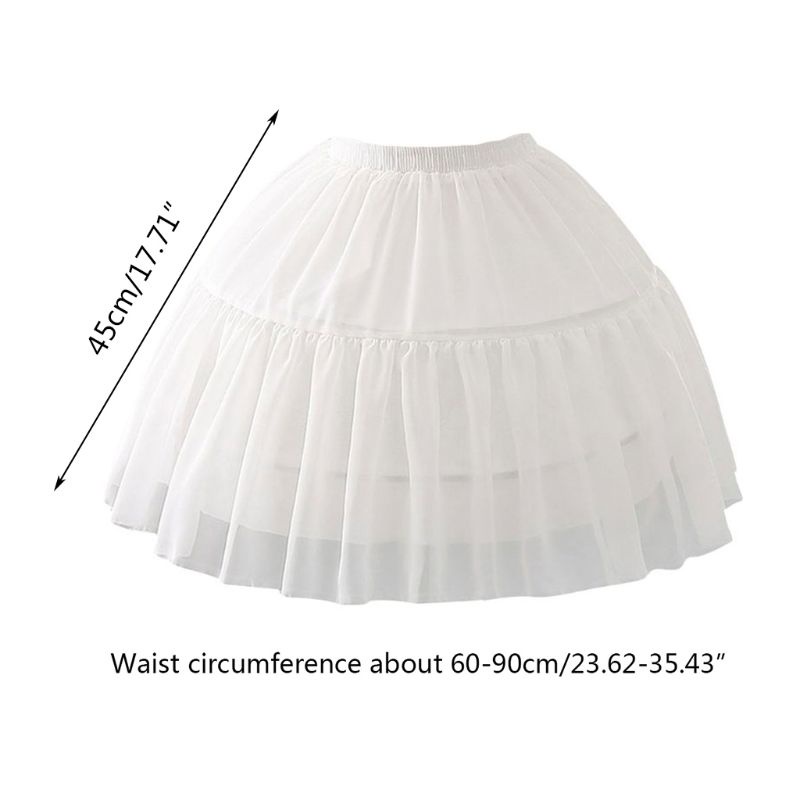 Váy lót ngắn hóa trang phong cách lolita dễ thương có thể điều chỉnh cho nữ