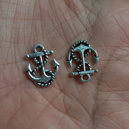 2/5/10 mặt giả cổ hình mỏ neo size 14mm