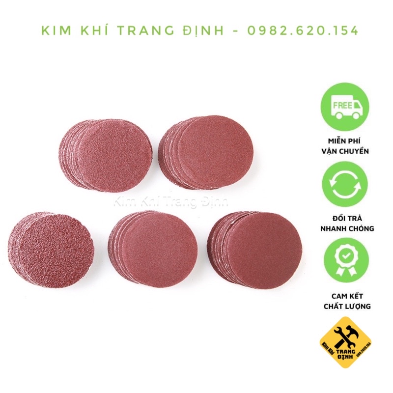 Giấy nhám tròn 100mm
