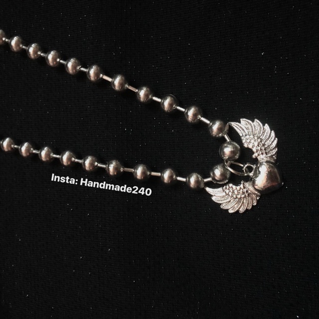 Ballchain 8ly [ 38cm ] + mặt — ball chain 8ly -45cm