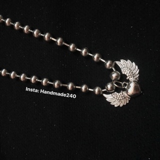 Ballchain 8ly [ 38cm ] + mặt — ball chain 8ly -45cm