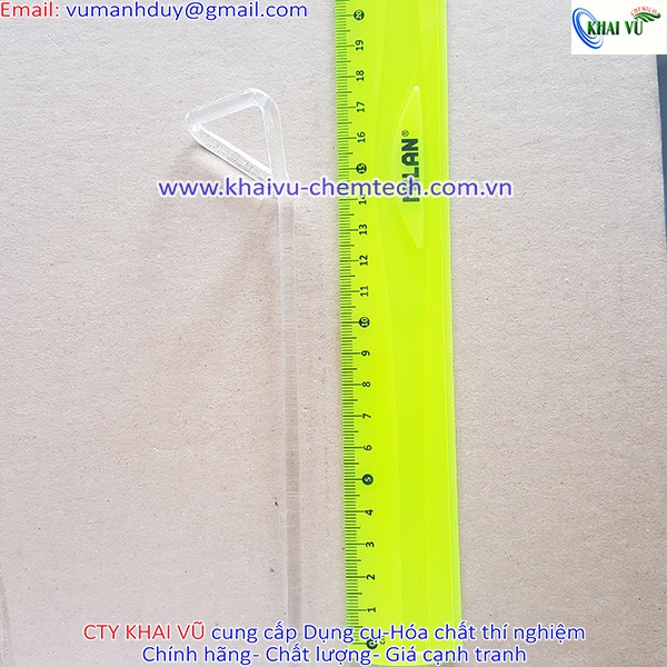 Que trang Que cấy trải vi sinh thủy tinh  cứng cáp