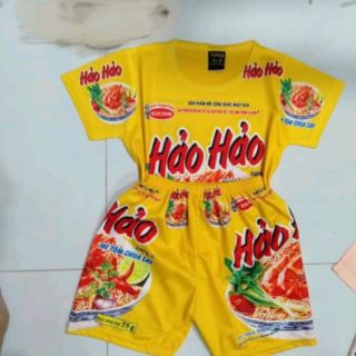 Bộ quần áo mì tôm trẻ em chất mát