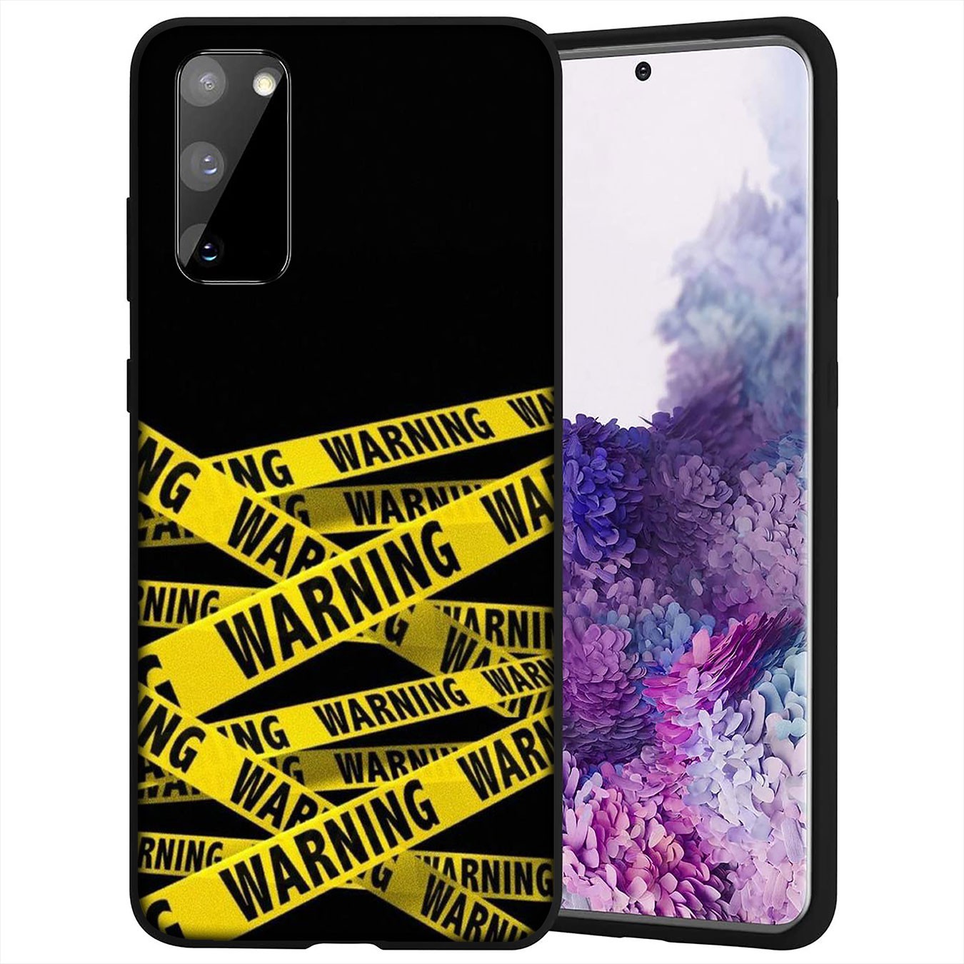Samsung Galaxy A02S J2 J4 J5 J6 Plus J7 Prime A02 M02 j6+ A42 + Casing Soft Silicone black and Off White Phone Case