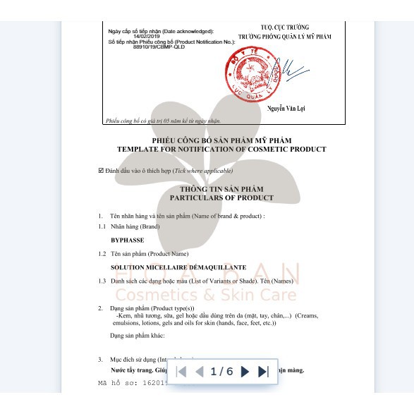 Nước tẩy trang Byphasse 500ml - Tẩy trang an toàn cho mọi loại da. | BigBuy360 - bigbuy360.vn