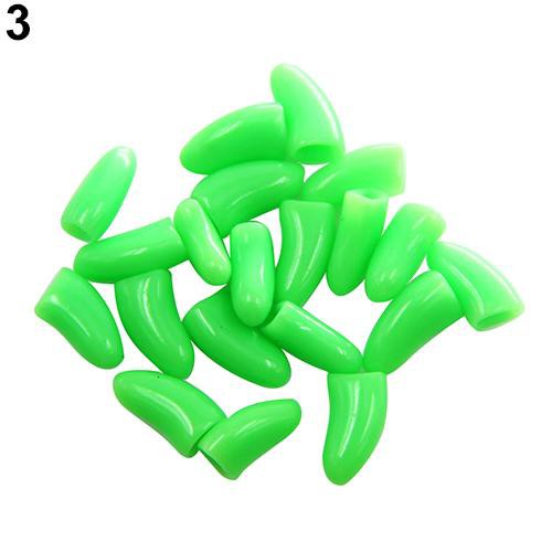 Set 20 phụ kiện silicone bọc móng mèo cưng nhiều màu xinh xắn