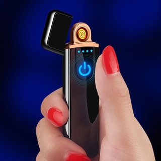 Bật lửa điện hồng ngoại cảm ứng vân tay ( BH 6 tháng)