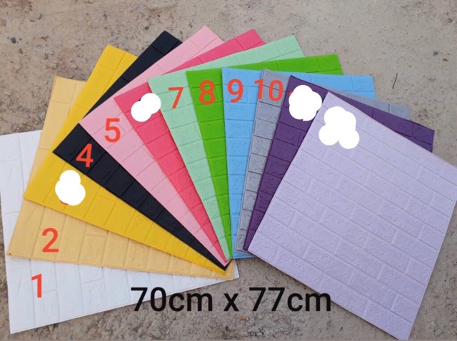 XỐP DÁN TƯỜNG 3D Kho HCM ( 5mm Siêu Phẩm) | BigBuy360 - bigbuy360.vn