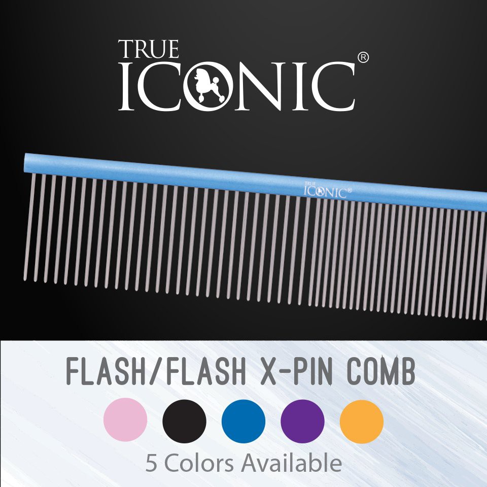 LƯỢC THẲNG TRUE ICONIC CHUYÊN DÙNG CHO GROOMING SPA THÚ CƯNG CHÓ MÈO