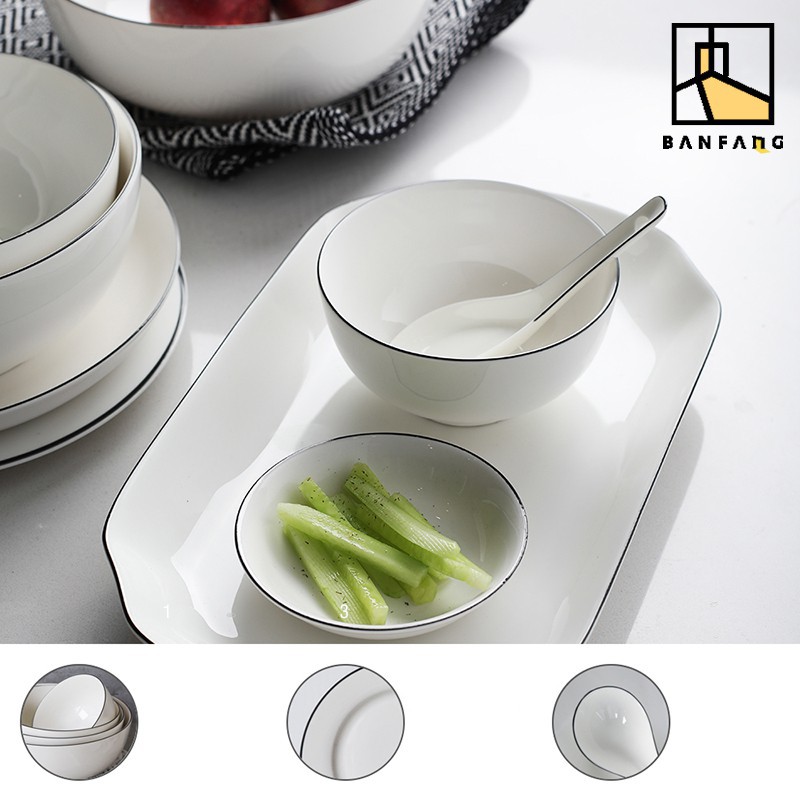 BANFANG Đồ dùng ăn uống tùy chọn chất liệu gốm sứ chất lượng cao tiện dụng | BigBuy360 - bigbuy360.vn