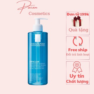 Sữa rửa mặt La Roche-posay Effaclar Gel - sữa rửa mặt cho da dầu mụn -  kiểm soát nhờn - Chai 400 ml