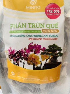 Phân trùn quế viên nén dạng túi lưới