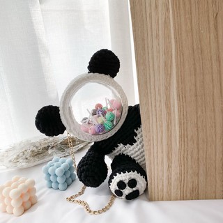 TÚI HANDMADE TỰ ĐAN GẤU TRÚC MÃ 66 ❤