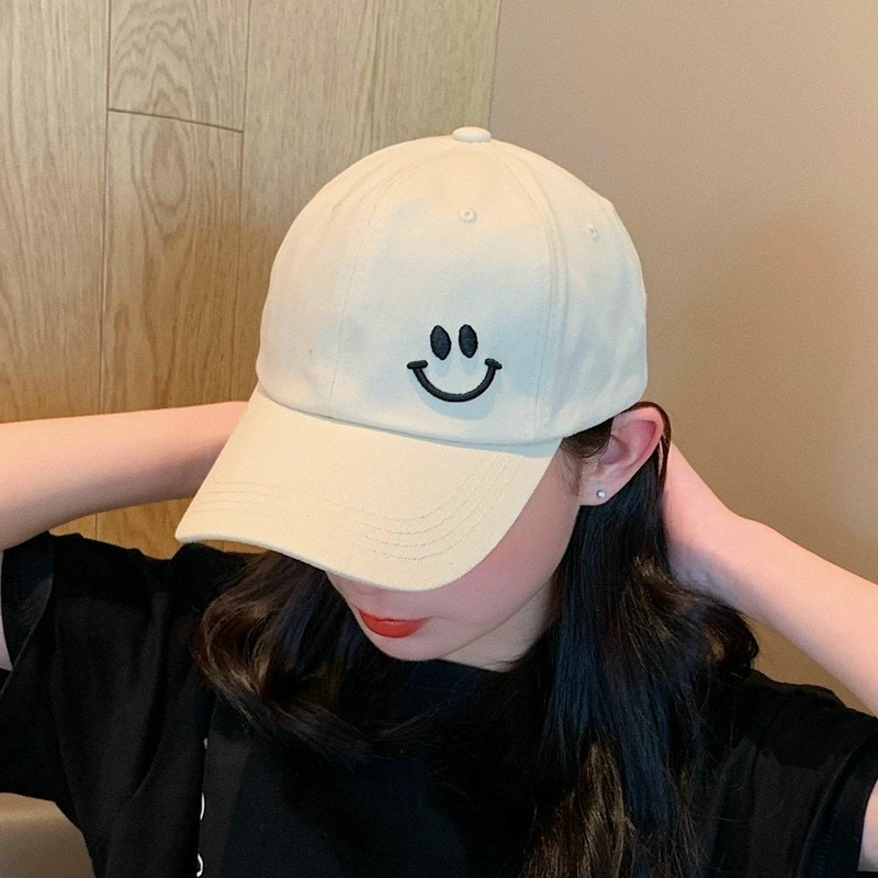 Mũ lưỡi trai nón kết thêu hình mặt cười unisex thích hợp cả nam nữ BZ 199