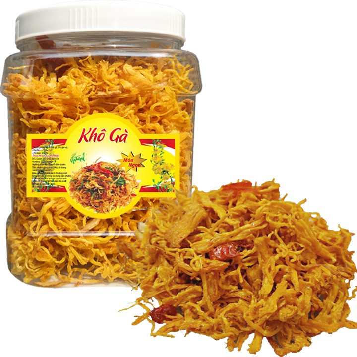 [Combo 2 Hũ] 500G Khô gà lá chanh + 500G Khô gà bơ tỏi hiệu TPS | BigBuy360 - bigbuy360.vn
