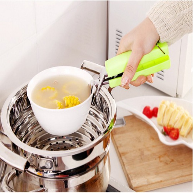 [FREESHIP] Dụng cụ gắp thức ăn nóng loại dày và dài,có lò xo.