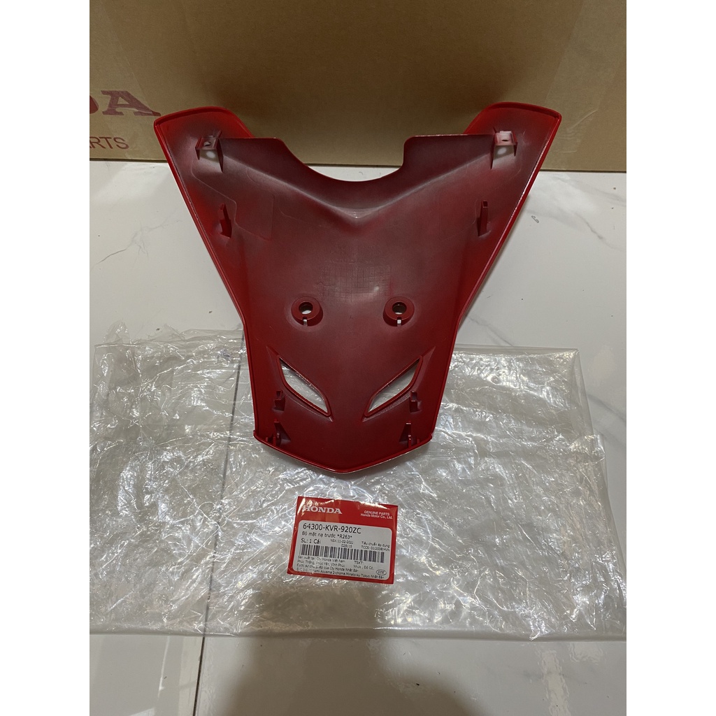 Bộ mặt nạ trước HONDA WAVE RS100 năm 2007 màu Đỏ. *R263* 64300KVR920ZC
