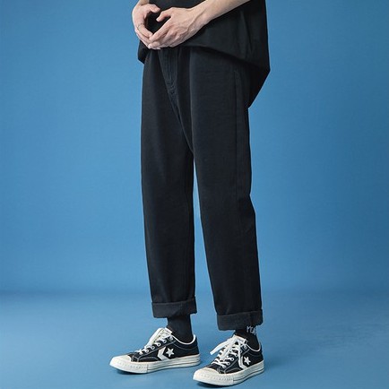 [Baggy Nam] Quan jean nam Đen baggy ống suông rộng tại Baggy Store 88 | BigBuy360 - bigbuy360.vn