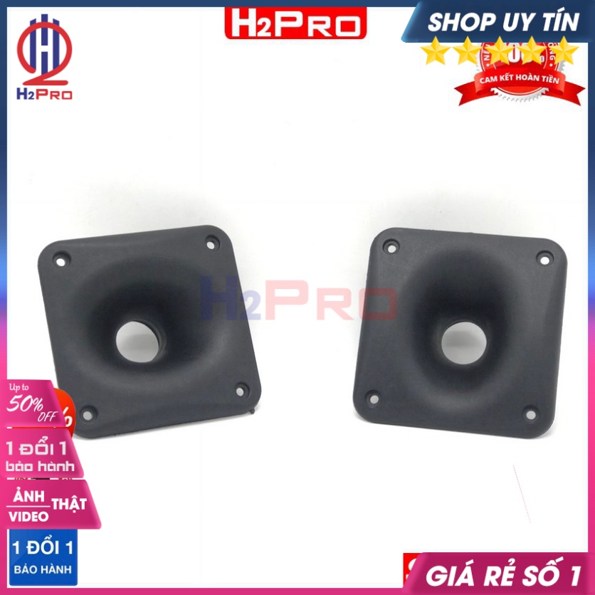 Họng Loa Treble Kèn, Các Mẫu Phễu Loa Treble 28X11, 12X12, 16X16, 19X19 (2 Chiếc) Nhựa Cứng ABS Cao Cấp - H2Pro Audio