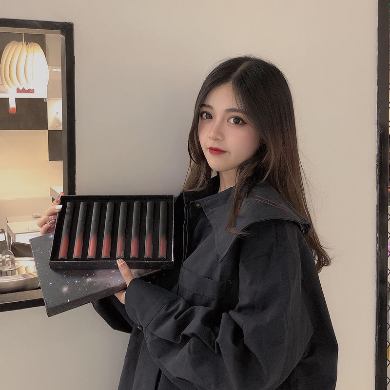 (Hàng Mới Về) Set 8 Son Môi Không Phai Không Dính Cốc Màu Trắng Mờ Thời Trang | BigBuy360 - bigbuy360.vn