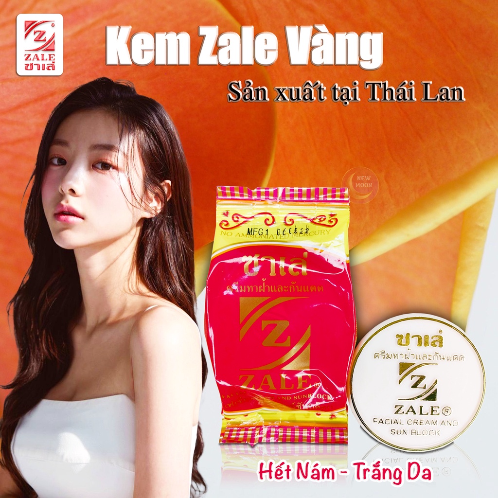 Kem Dưỡng Trắng Da ZALE Vàng 3g Chống Năng SPF 30